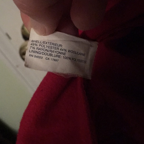 Red Gap pea coat - Picture 4 of 8